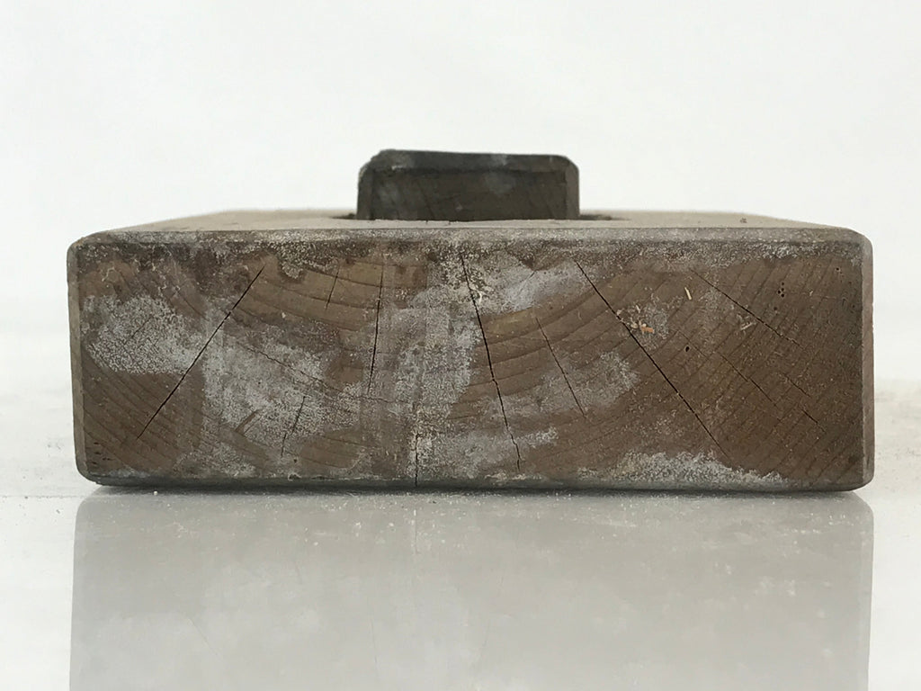 Japanese Wooden Carved Cake Mold Kashigata Sweet Wagashi Vtg Oshigata Kg428