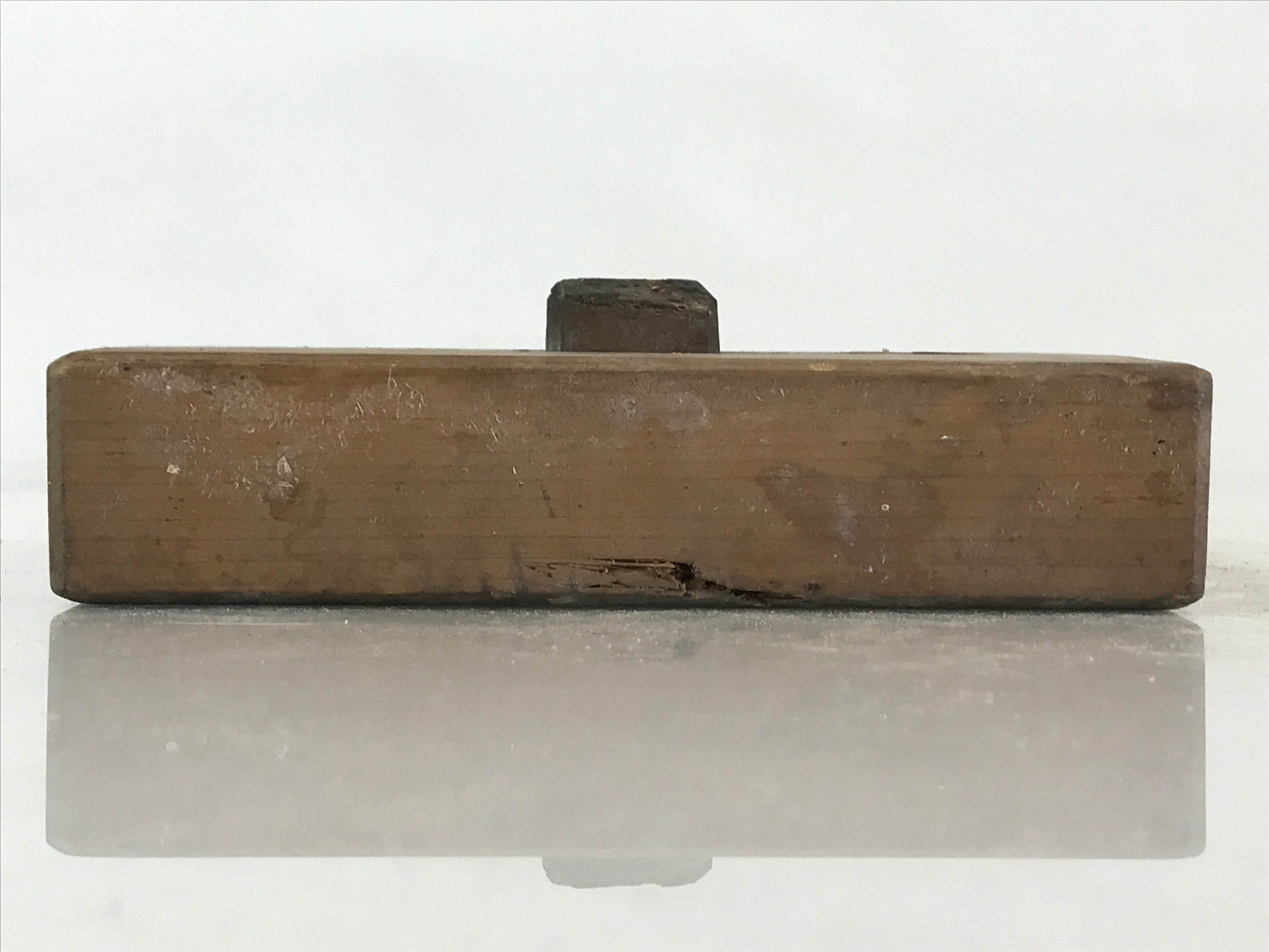 Japanese Wooden Carved Cake Mold Kashigata Sweet Wagashi Vtg Oshigata Kg428