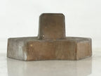 Japanese Wooden Carved Cake Mold Kashigata Sweet Wagashi Vtg Oshigata Kg428