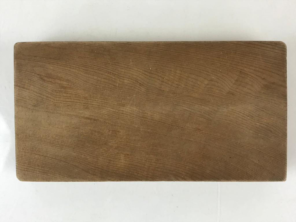 Japanese Wooden Carved Cake Mold Kashigata Sweet Wagashi Vtg Sea Bream Kg423