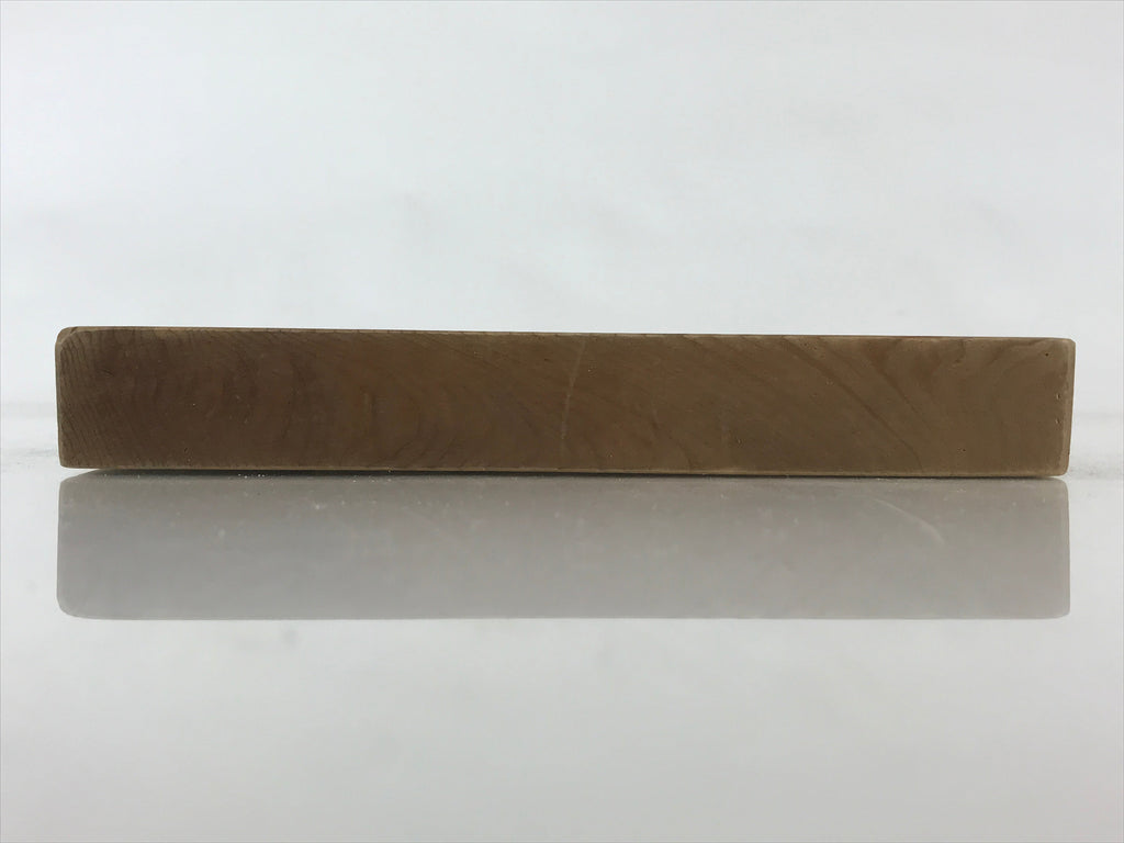 Japanese Wooden Carved Cake Mold Kashigata Sweet Wagashi Vtg Sea Bream Kg423