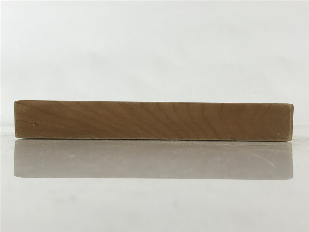 Japanese Wooden Carved Cake Mold Kashigata Sweet Wagashi Vtg Sea Bream Kg423