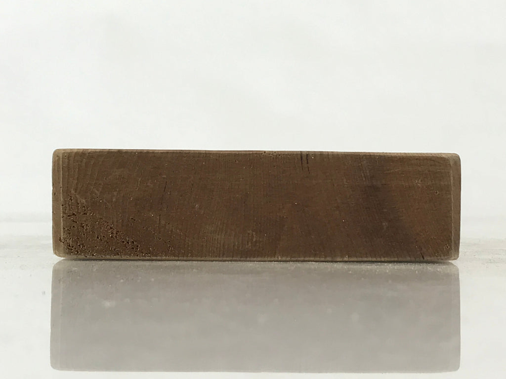 Japanese Wooden Carved Cake Mold Kashigata Sweet Wagashi Vtg Sea Bream Kg423