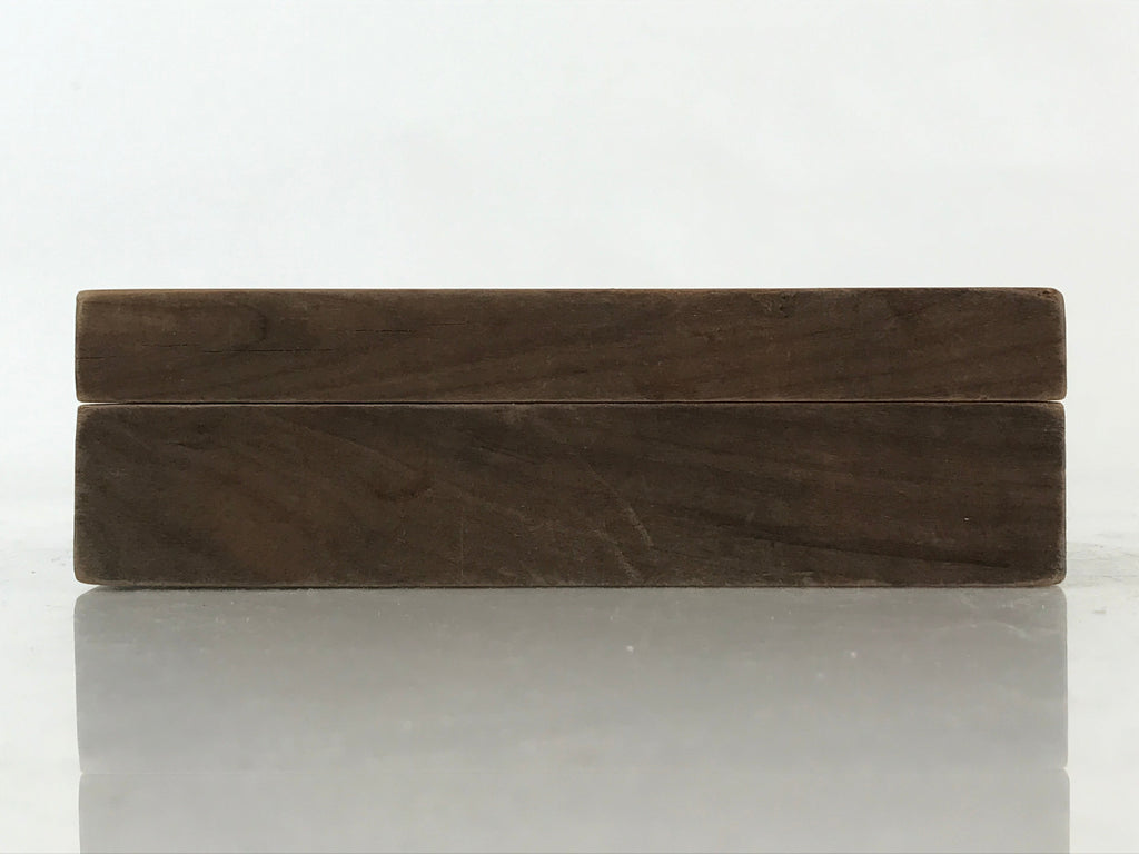 Japanese Wooden Carved Cake Mold Kashigata Sweets Wagashi Vtg Lotus Bud Kg413