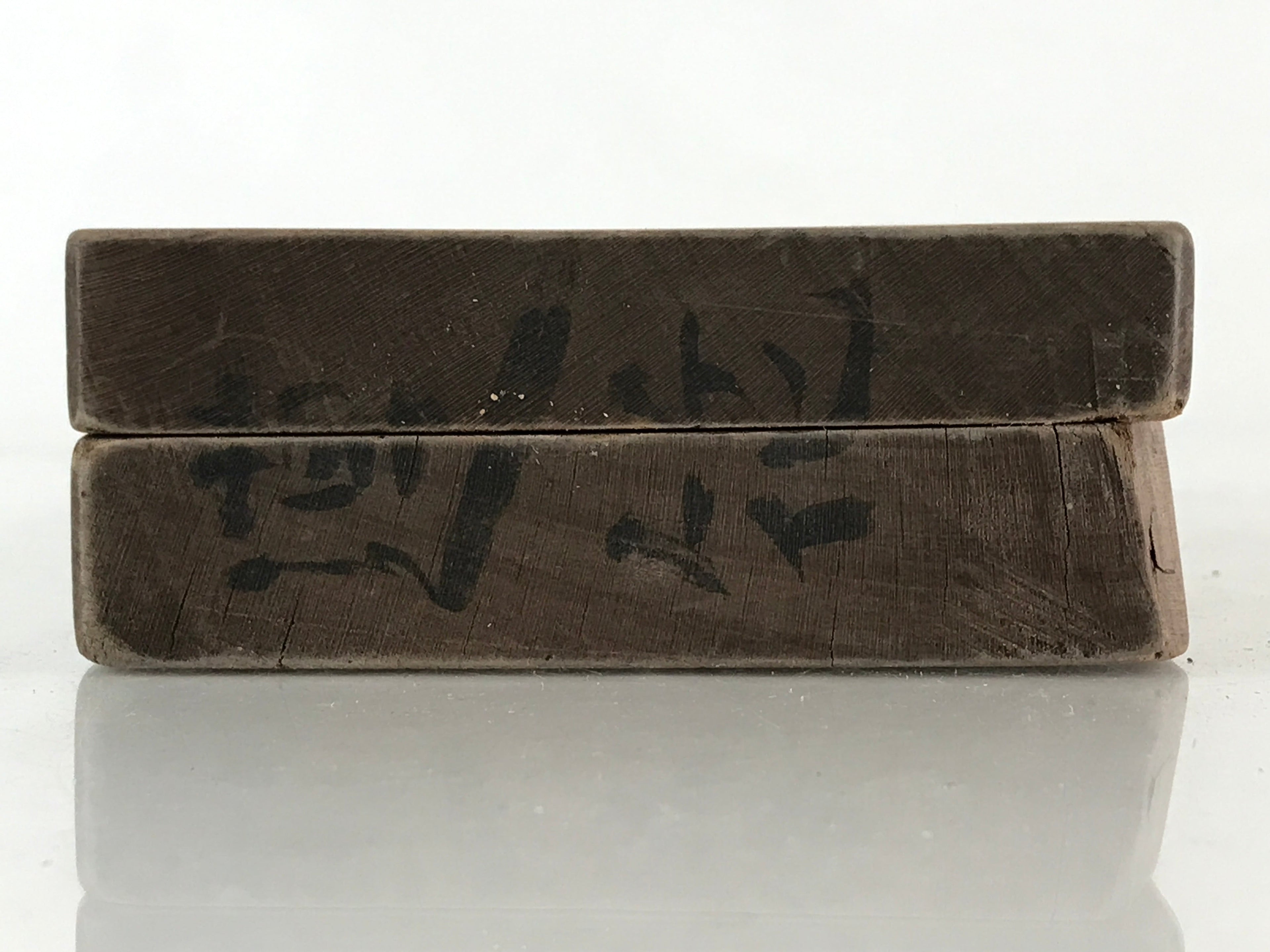 Japanese Wooden Carved Cake Mold Kashigata Sweets Wagashi Vtg Lotus Flower Kg406