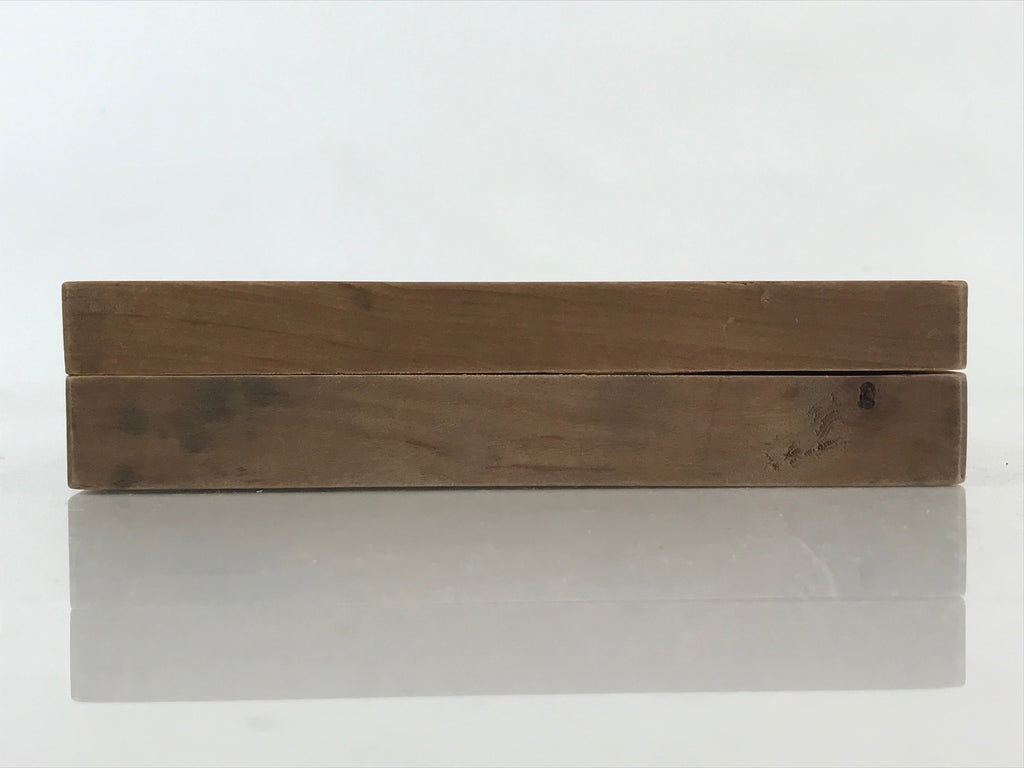 Japanese Wooden Carved Cake Mold Kashigata Sweets Wagashi Vtg Plum Blossom Kg407