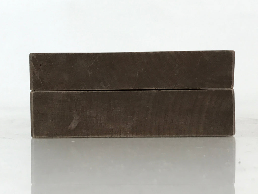 Japanese Wooden Carved Cake Mold Kashigata Sweets Wagashi Vtg Plum Blossom Kg407