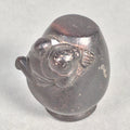 Japanese Wooden Carved Netsuke Kimono Accessory Vtg Pot JK112