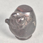 Japanese Wooden Carved Netsuke Kimono Accessory Vtg Pot JK112
