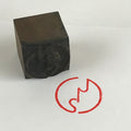 Japanese Wooden Carved Stamp Hanko Inkan Seal JIS Mark Vtg Office Supplies HS107