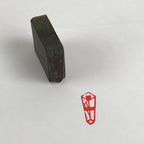 Japanese Wooden Carved Stamp Hanko Inkan Seal Noshi Mark Office Supplies HS96