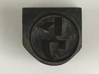 Japanese Wooden Carved Stamp Hanko Inkan Seal Vtg Tou Office Supplies HS114