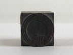 Japanese Wooden Carved Stamp Hanko Inkan Vtg Movie Seal Office Supplies HS98