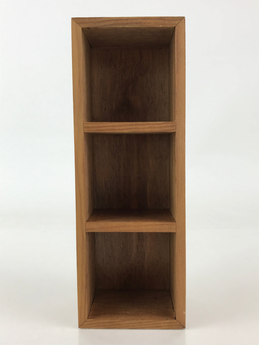 Japanese Wooden Chest 3 Drawers Box Vtg Medicine Box Accessory Case Brown T324