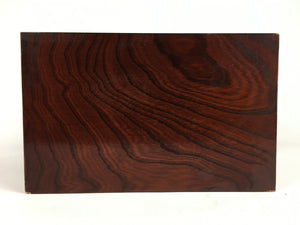 Japanese Wooden Chest Of Drawers Vtg Haribako Maki-e Tansu Brown T286