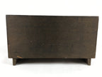 Japanese Wooden Chest Tansu Vtg 2 Panel Door Compartments Document T297