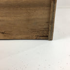 Japanese Wooden Chest Tansu Vtg 2 Panel Door Compartments Drawer T283
