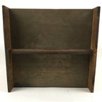 Japanese Wooden Chest Tansu Vtg 2 Panel Door Compartments Drawer T283