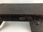 Japanese Wooden Children's Low Desk Kamakura Bori Tansu Style 2 Drawers WT346