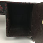 Japanese Wooden Children's Low Desk Kamakura Bori Tansu Style 2 Drawers WT346
