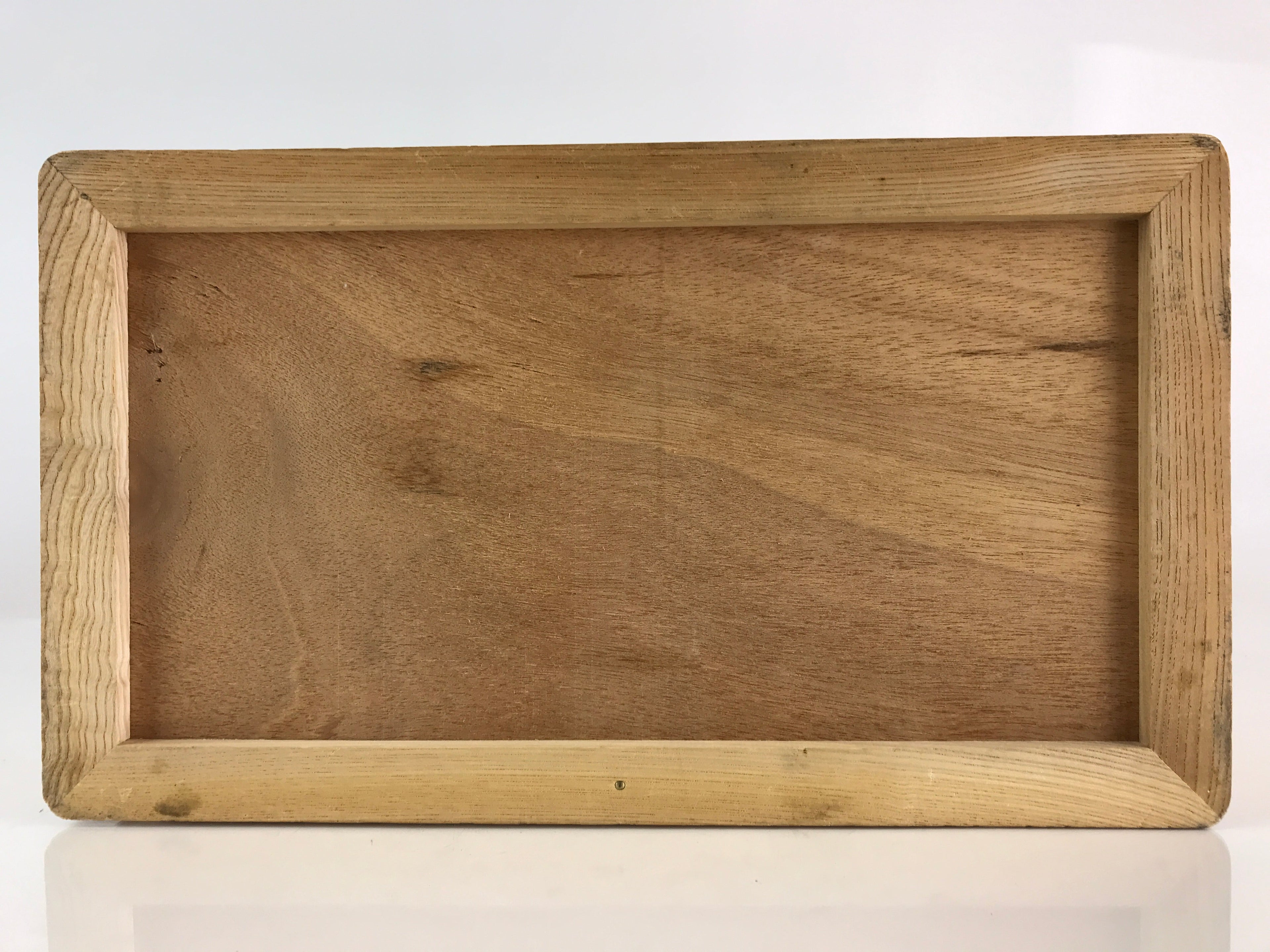 Japanese Wooden Compact Sewing Box Vtg Haribako Chest Tansu T317