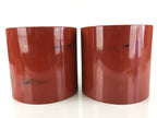 Japanese Wooden Copper Brazier Fire Pit 2pc Set Vtg Hibachi Teabuei-Hibachi H45