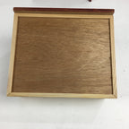Japanese Wooden Cosmetic Box Vtg Mirror One Drawer Keshobako T263