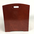 Japanese Wooden Cosmetic Box Vtg Mirror One Drawer Keshobako T263