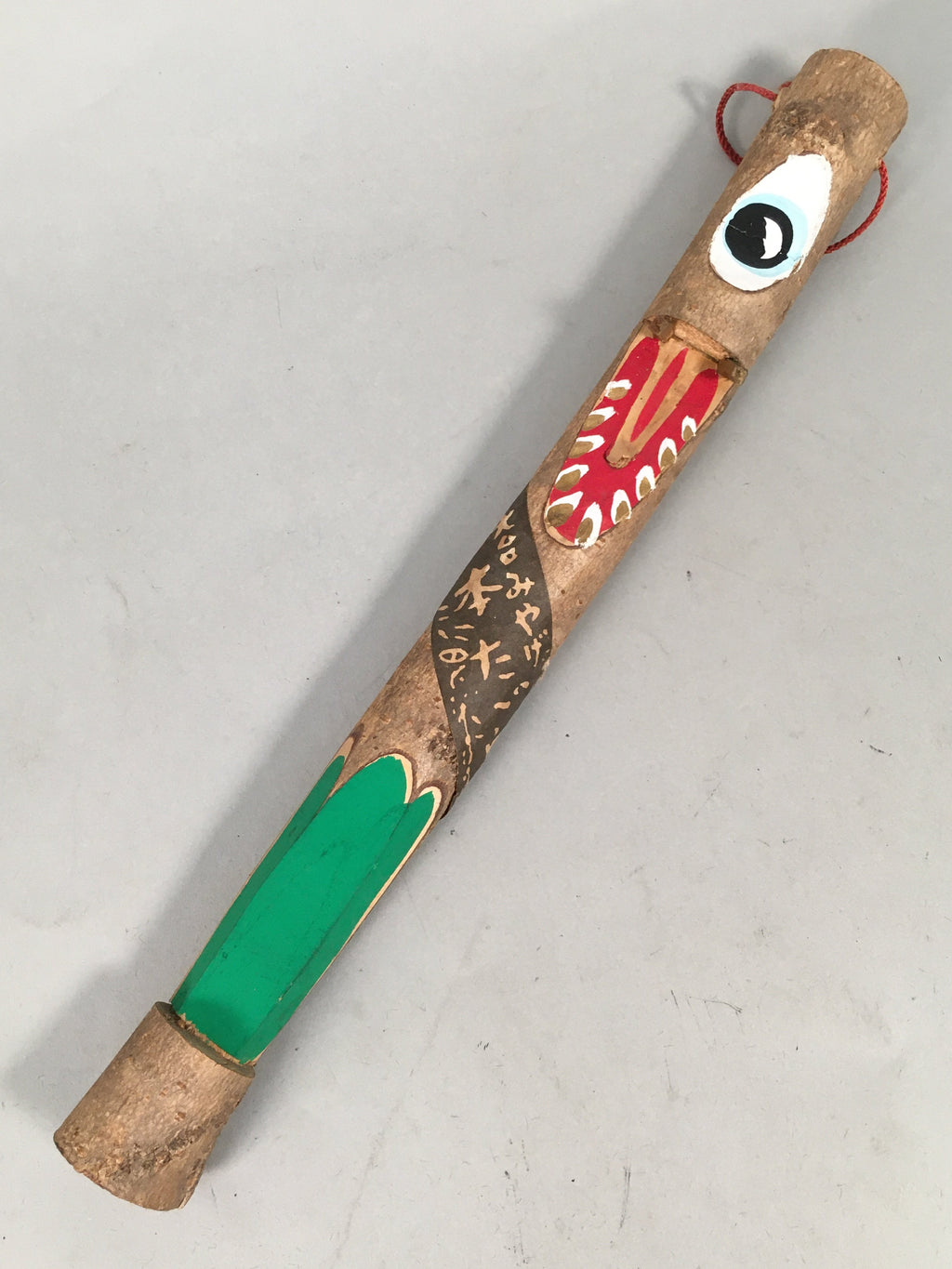 Japanese Wooden Doll Figurine Vtg Hanging Monster Display Branch JK133