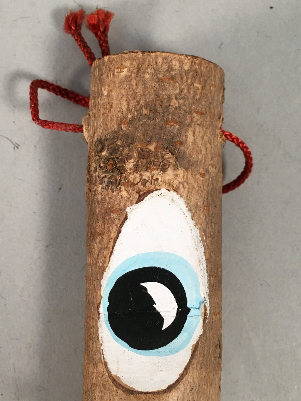 Japanese Wooden Doll Figurine Vtg Hanging Monster Display Branch JK133