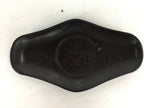 Japanese Wooden Drink Coaster Saucer 4pc Set Vtg Chataku Brown JK268