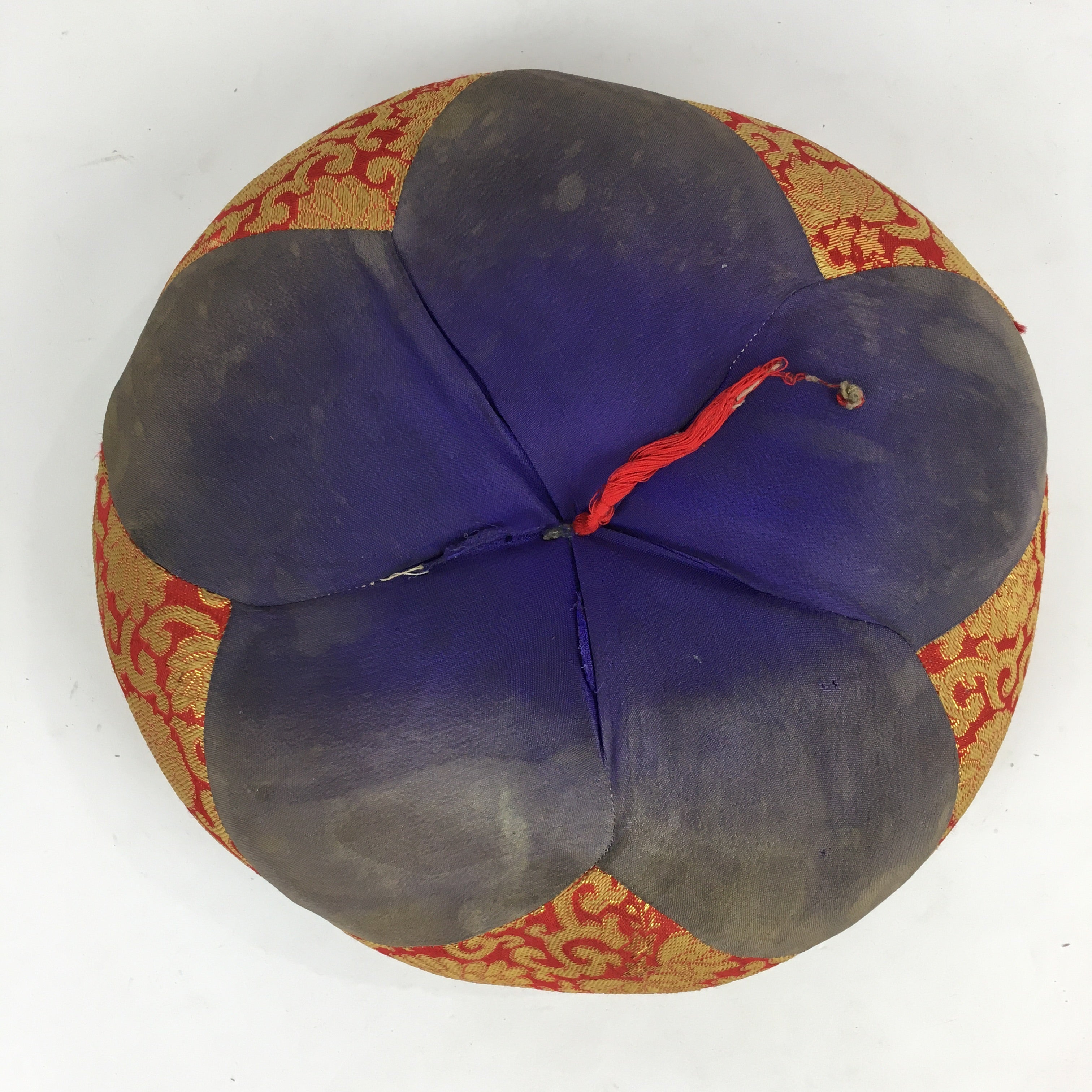 Japanese Wooden Drum Mokugyo Buddhist Altar Fitting Vtg Carving BU730