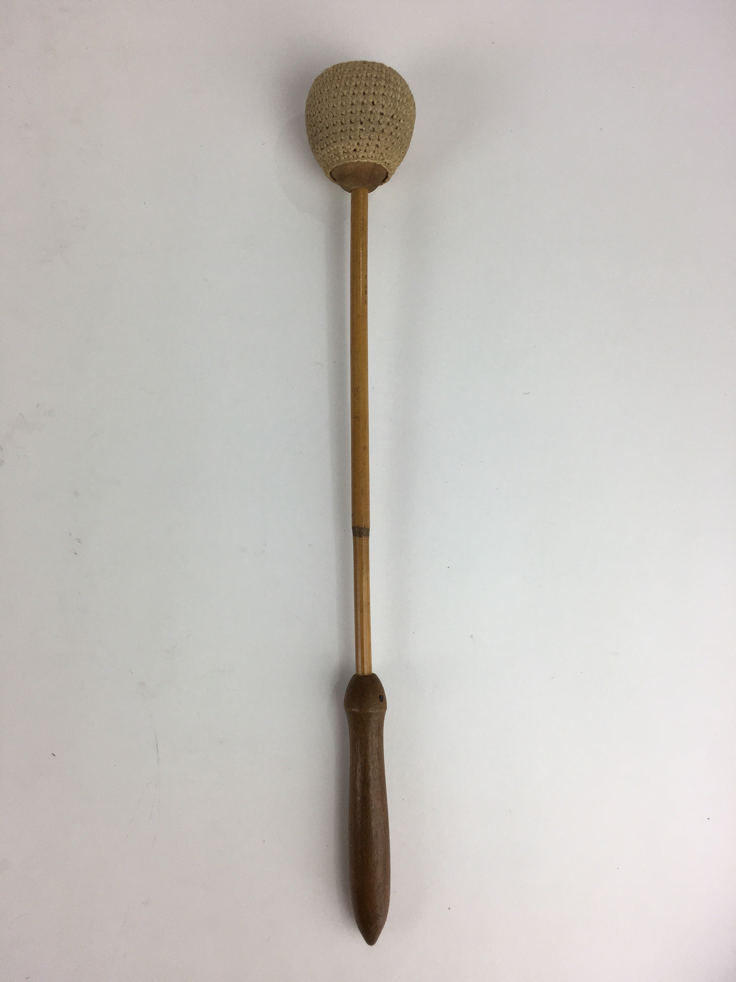 Japanese Wooden Drum Mokugyo Buddhist Altar Fitting Vtg Carving BU732