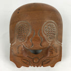 Japanese Wooden Drum Mokugyo Buddhist Altar Fitting Vtg Carving BU732