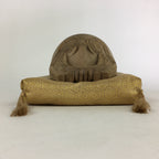 Japanese Wooden Drum Mokugyo Buddhist Altar Fitting Vtg Carving BU734
