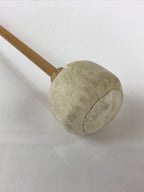 Japanese Wooden Drum Mokugyo Buddhist Altar Fitting Vtg Carving BU815