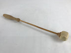 Japanese Wooden Drum Mokugyo Buddhist Altar Fitting Vtg Carving Butsugu BU887