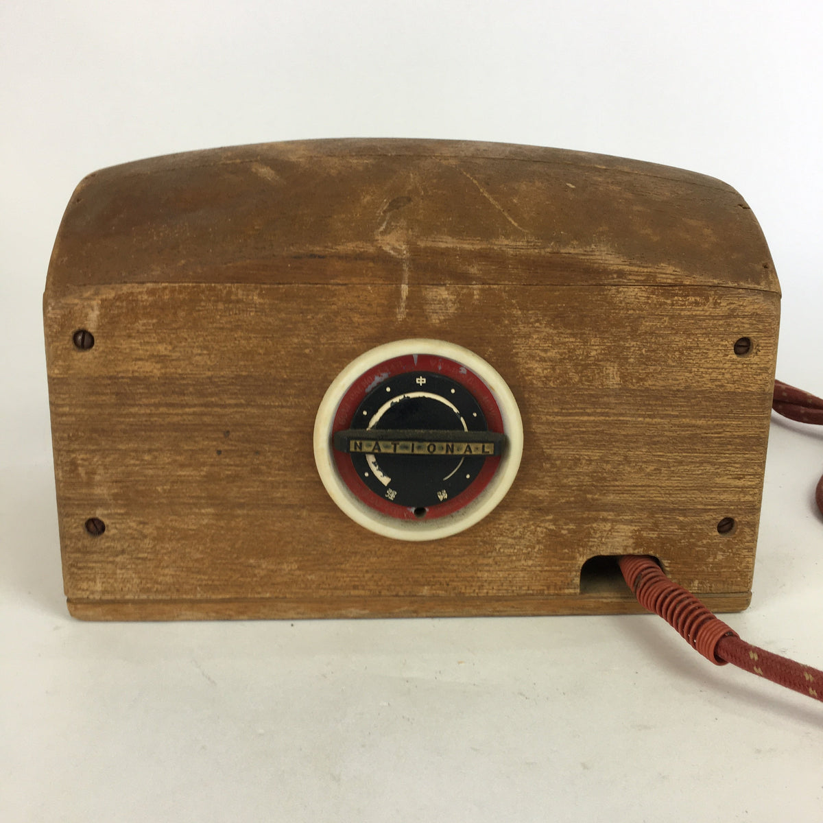 Japanese Wooden Electric Heater Vtg Kotatsu Table Matsushita National Brown JK22
