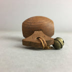 Japanese Wooden Figurine Bell Vtg Lucky Hammer Charm DR302