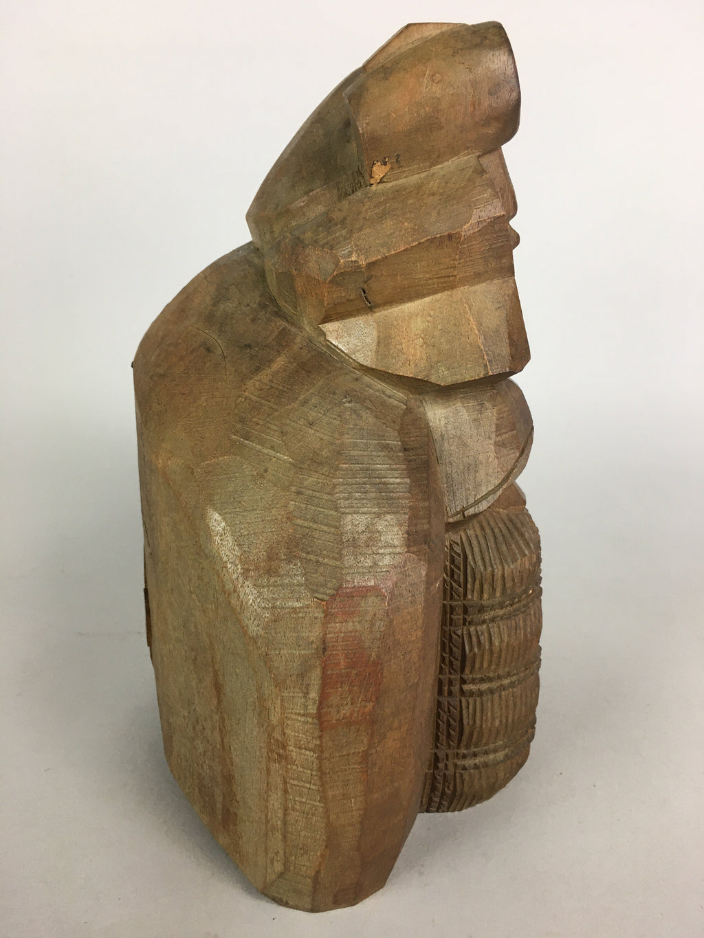 Japanese Wooden Figurine Statue Vtg Seven Lucky Gods Daikokuten BD627