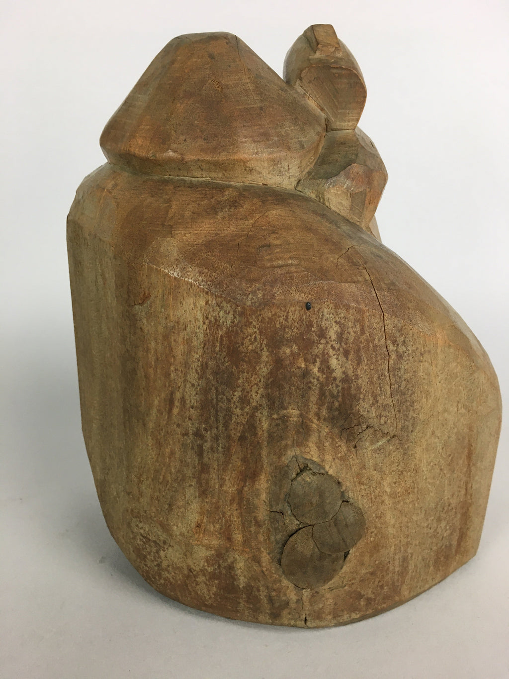 Japanese Wooden Figurine Statue Vtg Seven Lucky Gods Daikokuten BD627
