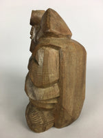 Japanese Wooden Figurine Statue Vtg Seven Lucky Gods Daikokuten BD627