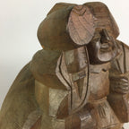 Japanese Wooden Figurine Statue Vtg Seven Lucky Gods Daikokuten BD627