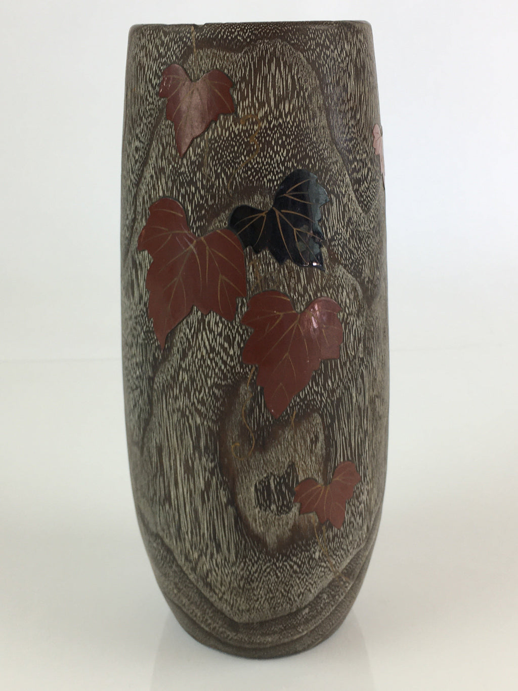 Japanese Wooden Flower Vase Kabin Vtg Flower Arrangement Ikebana FK1