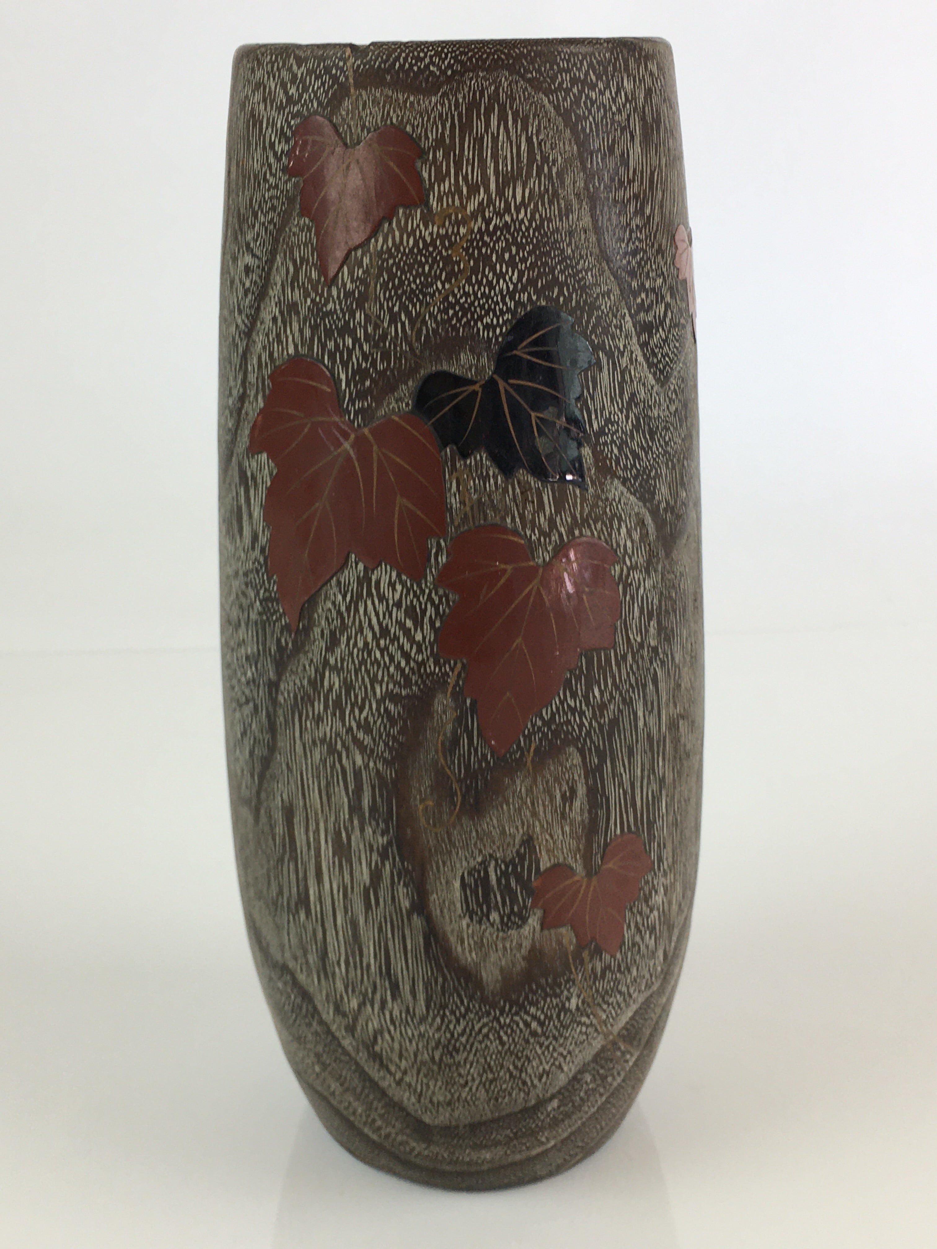 Japanese Wooden Flower Vase Kabin Vtg Flower Arrangement Ikebana FK1