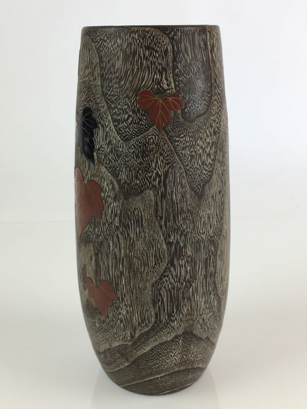 Japanese Wooden Flower Vase Kabin Vtg Flower Arrangement Ikebana FK1