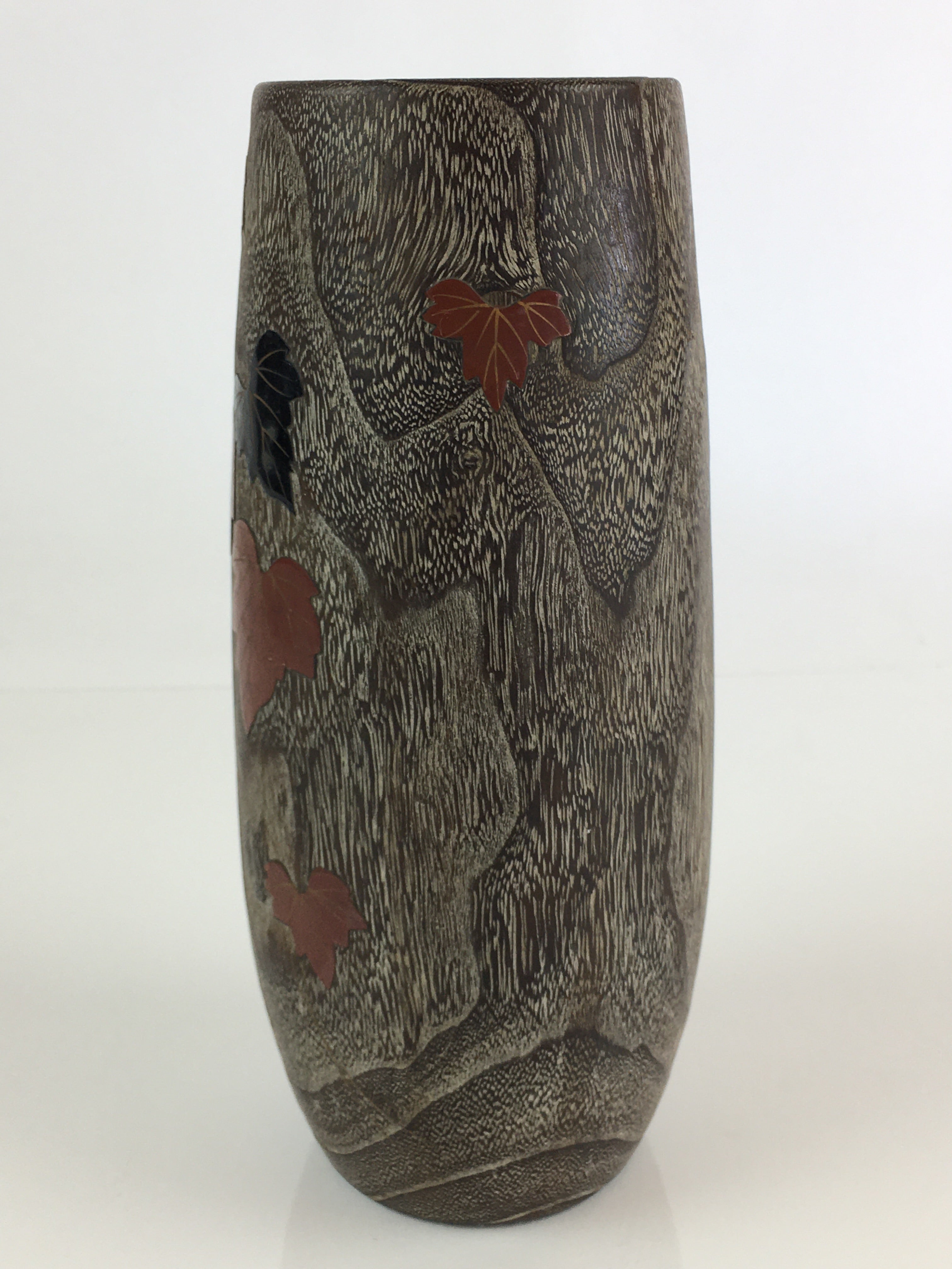 Japanese Wooden Flower Vase Kabin Vtg Flower Arrangement Ikebana FK1