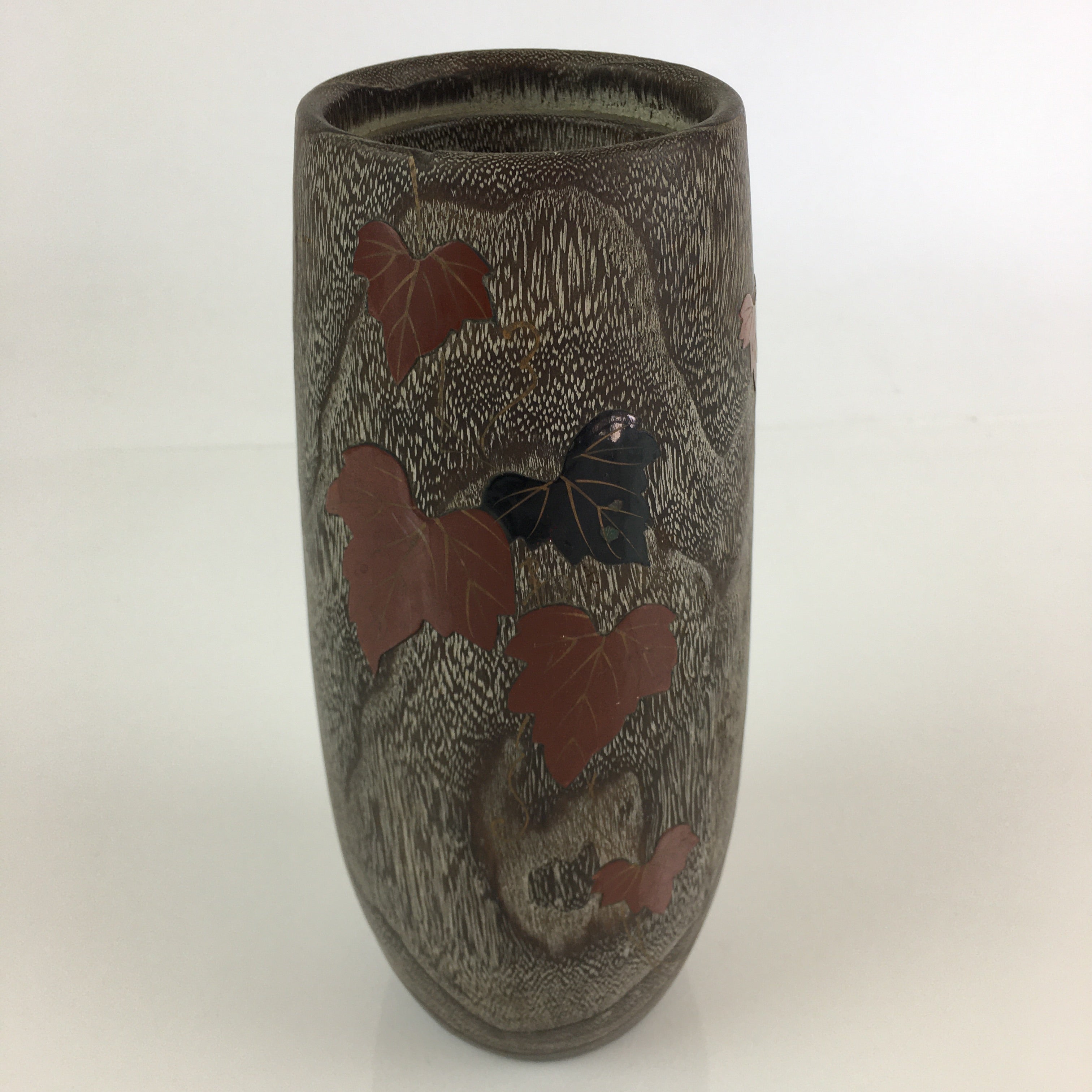 Japanese Wooden Flower Vase Kabin Vtg Flower Arrangement Ikebana FK1