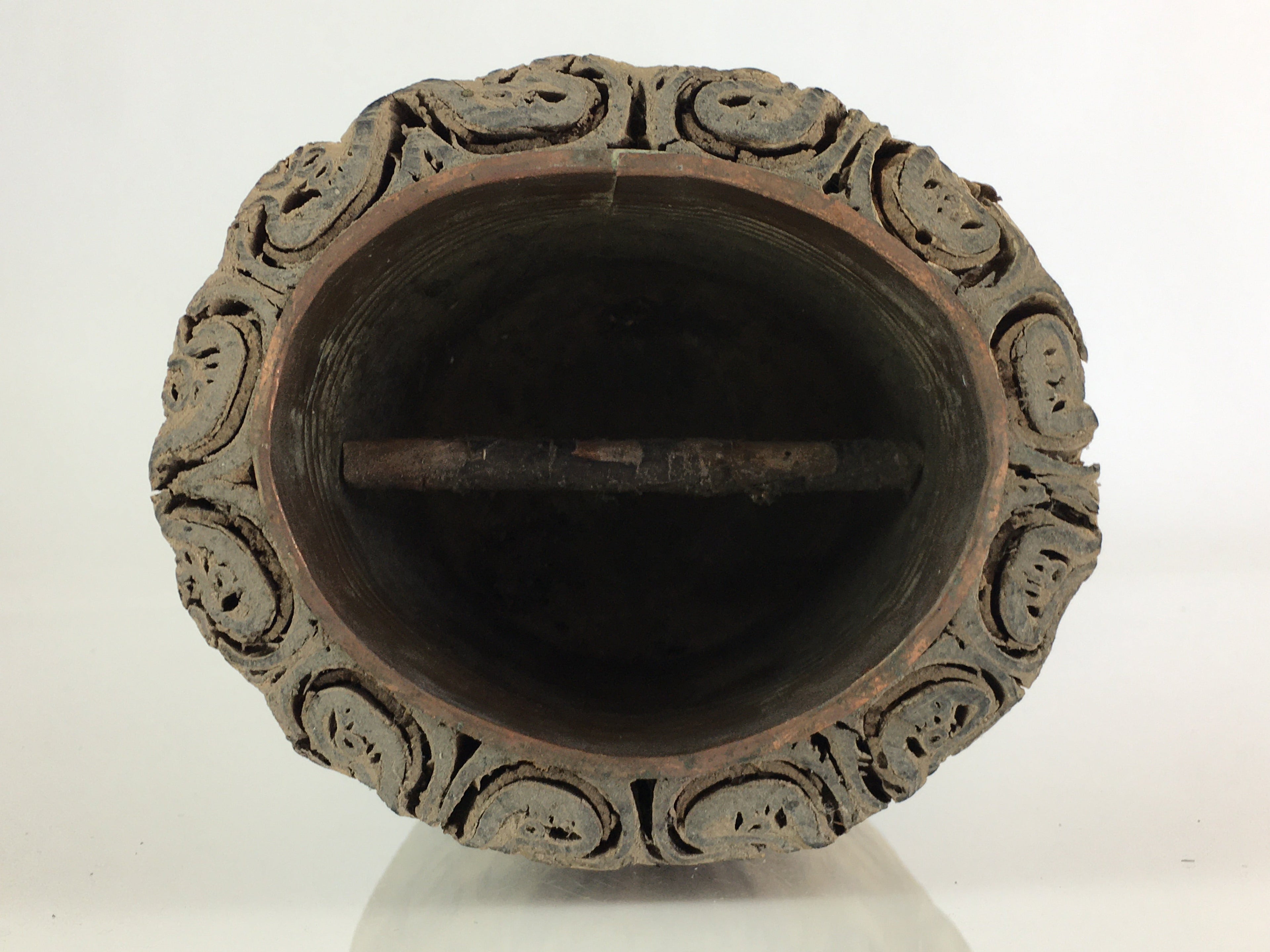 Japanese Wooden Flower Vase Kabin Vtg Flower Arrangement Ikebana FV999