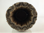 Japanese Wooden Flower Vase Kabin Vtg Flower Arrangement Ikebana FV999